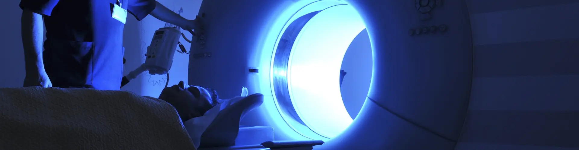 Radiotherapist at work