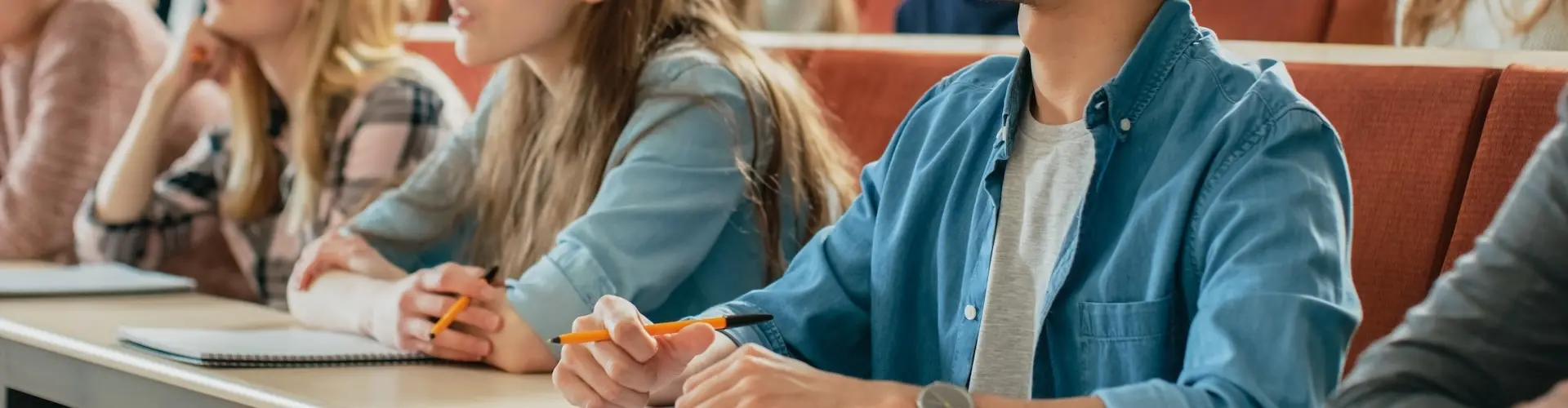 Students in a classroom