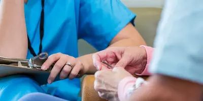 Functional Assessor conducting an interview